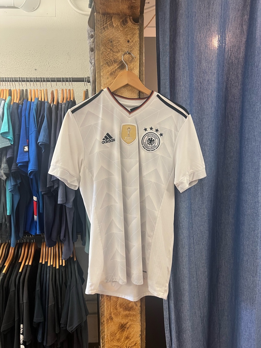 Vintage Adidas Germany White Soccer Jersey